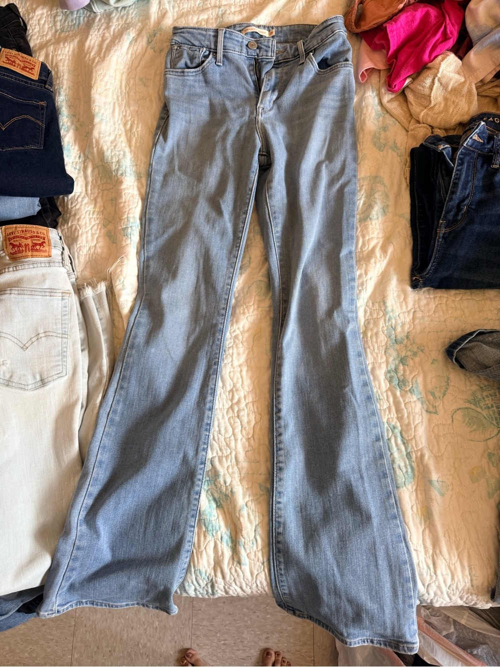 Levi's Light Blue Bootcut Jeans